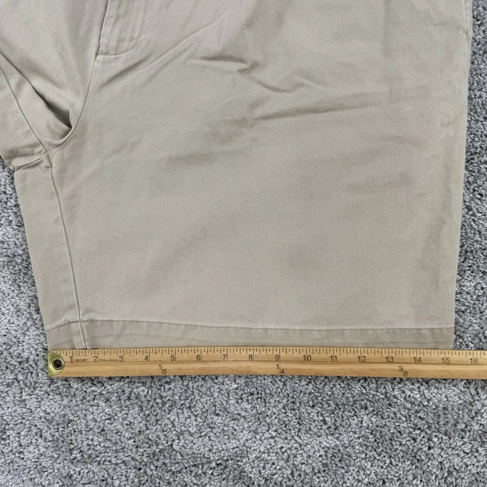 Vintage Polo Ralph Lauren Tyler Shorts Men's 48 Beige Pleated Preppy Chino